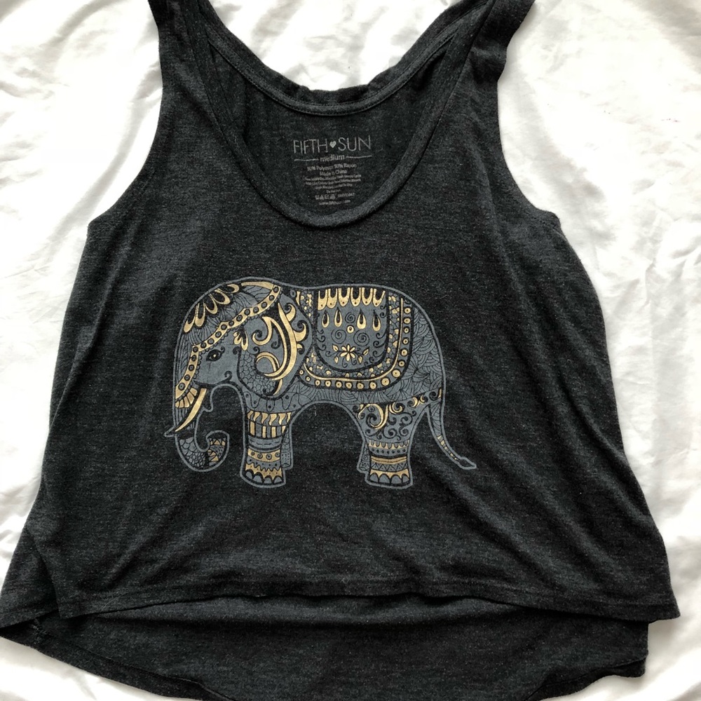 Hi-low tank top